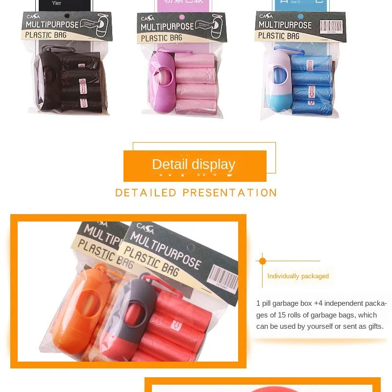 Biodegradable Poop Bags with Dispenser - Eco-Friendly Dog Waste Bags for Easy Cleanup