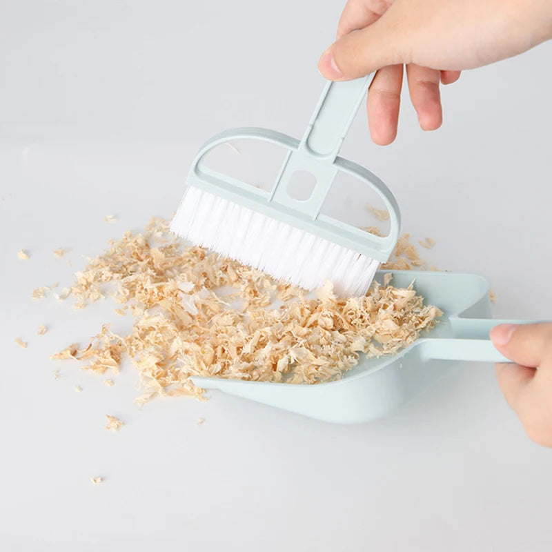 Small Dustpan and Broom Set for Pets