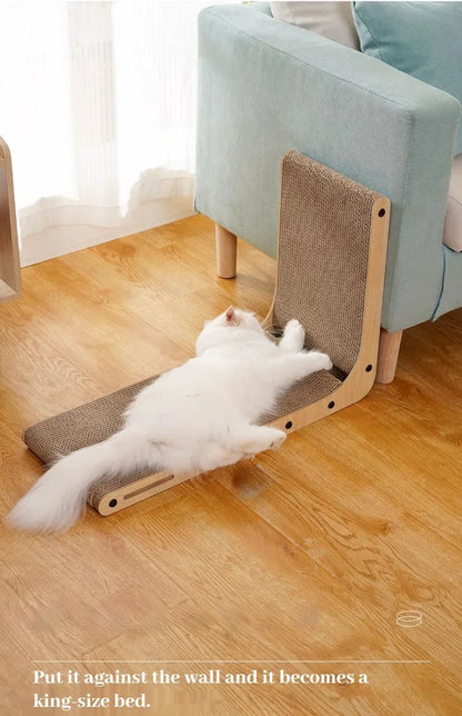 L-Shape Cat Scratching Board