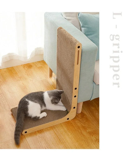 L-Shape Cat Scratching Board