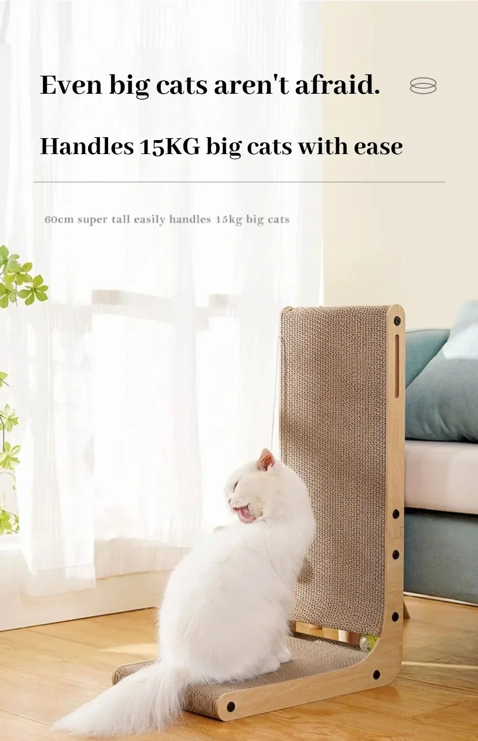 L-Shape Cat Scratching Board