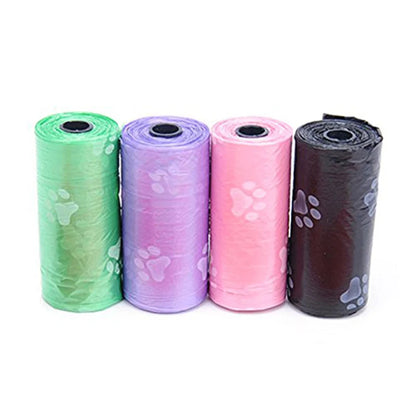 10 Paw Print Poop Bag Rolls  – Biodegradable & Leak-Proof Dog Waste Bags