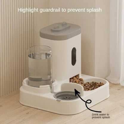 Automatic Cat Food and Water Dispenser