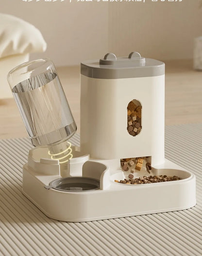Automatic Cat Food and Water Dispenser