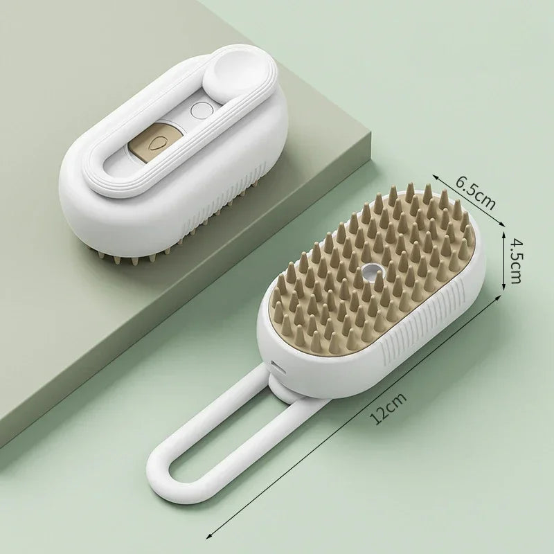 3 in 1 Pet Electric Steam Grooming Brush