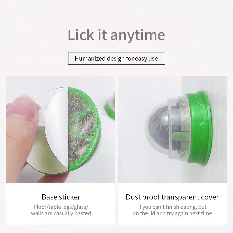 Natural Catnip Licking and Teething Ball for Cats