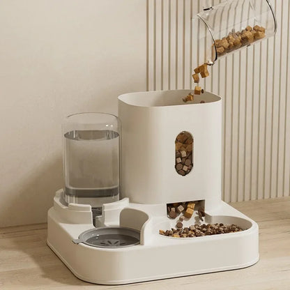 Automatic Cat Food and Water Dispenser