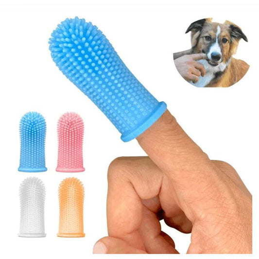 Non - Toxic Silicone Dog Finger Toothbrush