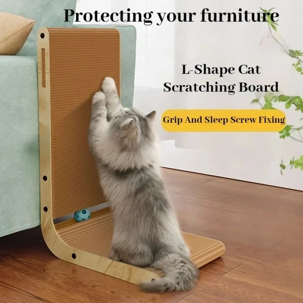 L-Shape Cat Scratching Board