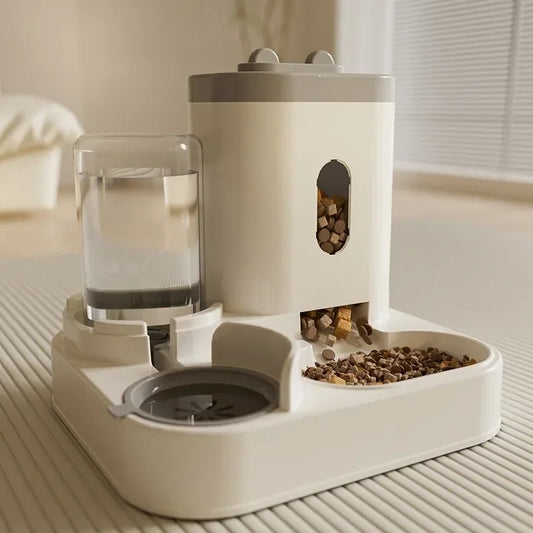 Automatic Cat Food and Water Dispenser