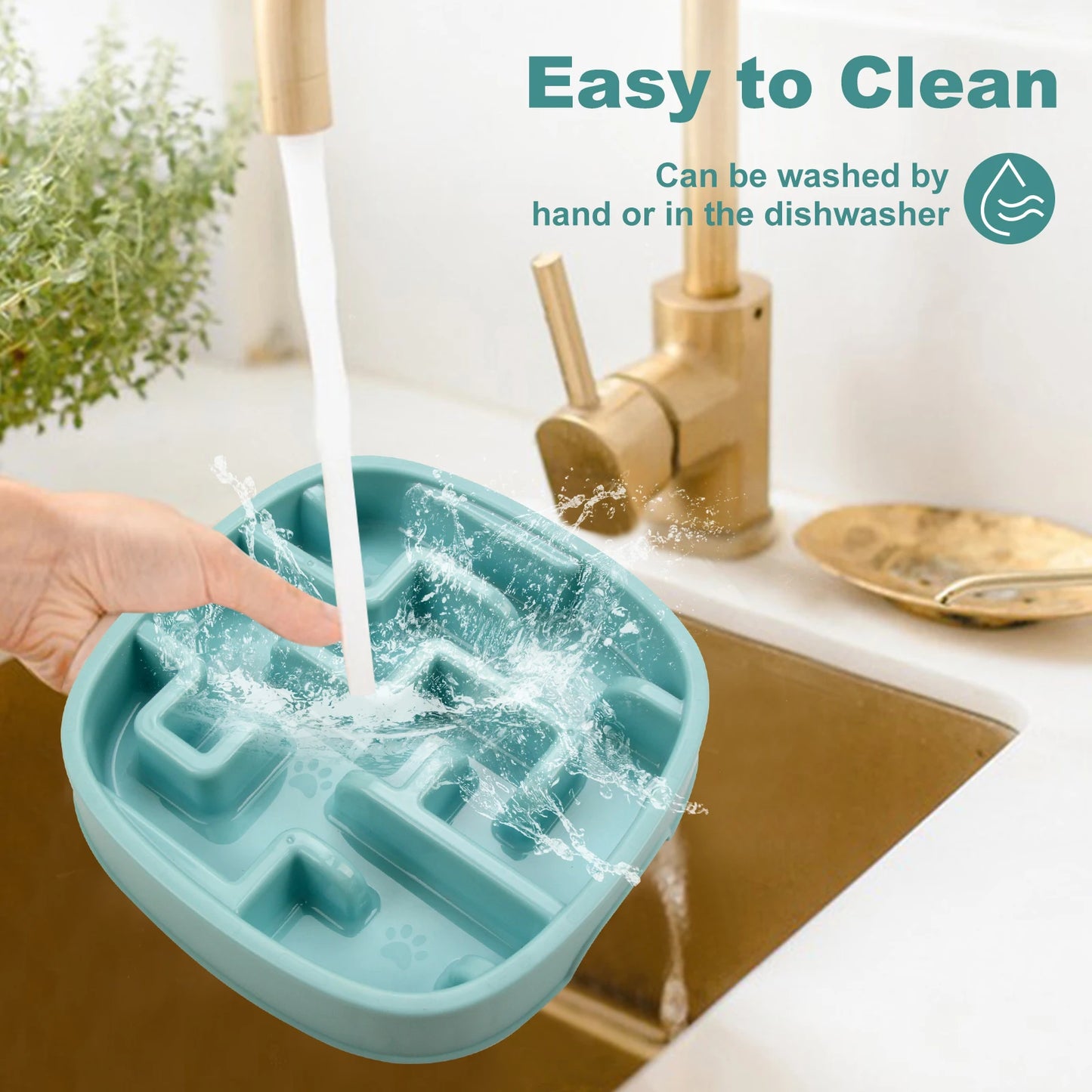 Pet Dog Slow Feeder Bowl