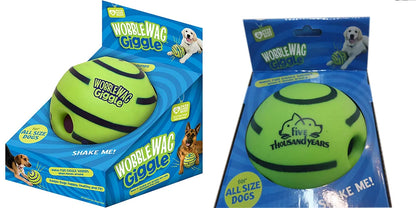Wobble Wag Giggle Glow Ball Interactive Dog Toy