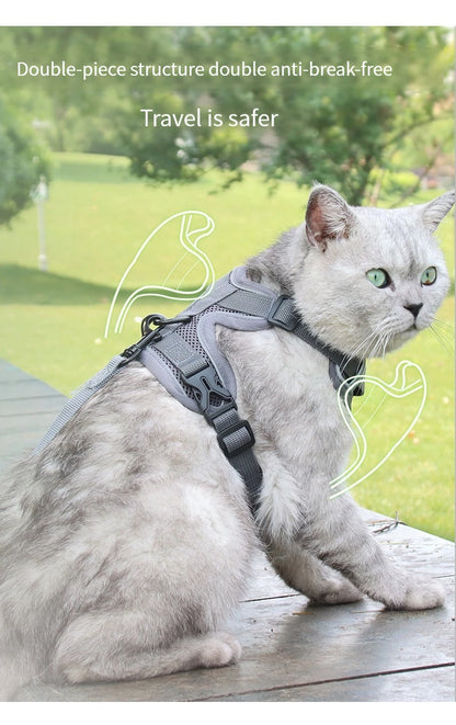 Chest Harness with Lead for Dogs and Cats