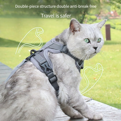 Chest Harness with Lead for Dogs and Cats