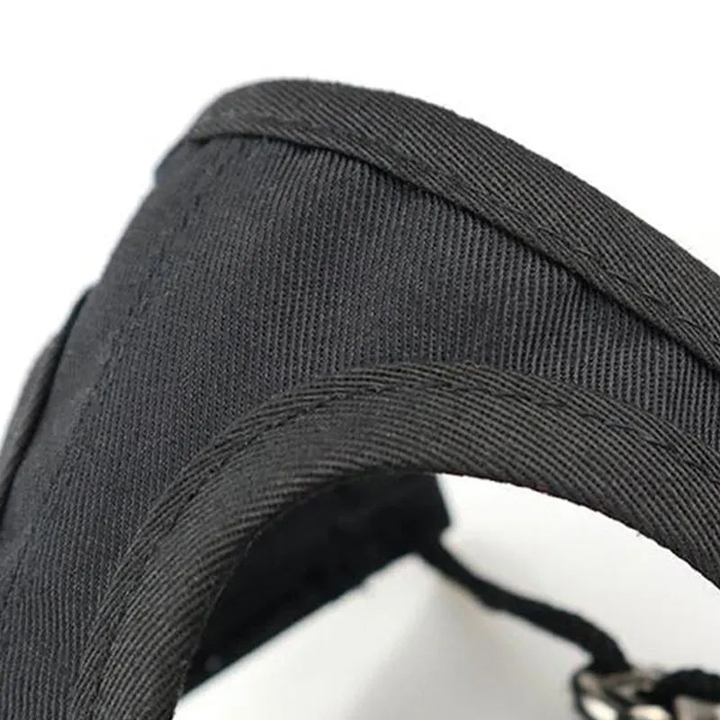 Baseball Cap for Small Dogs - Solid Oxford Visor Hat