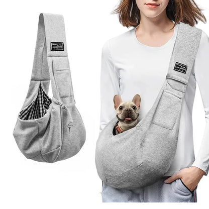 Crossbody Cotton Dog  Shoulder Bag
