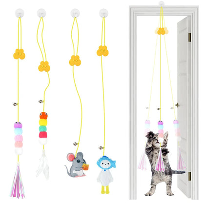 Cat's Swinging Hang Door Toy