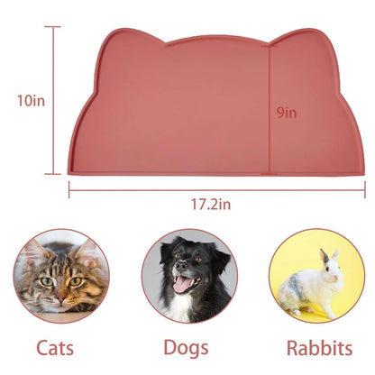 Non-Slip Pet Silicone Food Mat