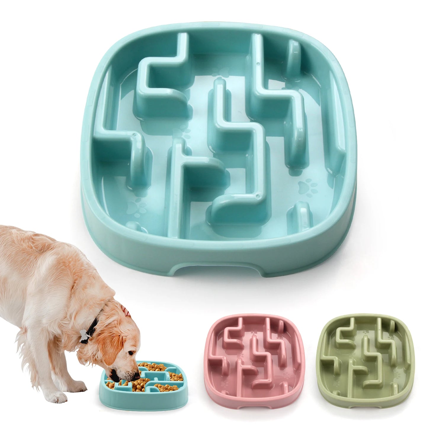 Pet Dog Slow Feeder Bowl