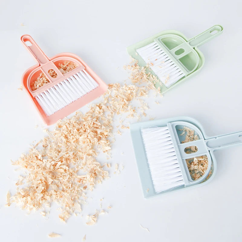 Small Dustpan and Broom Set for Pets