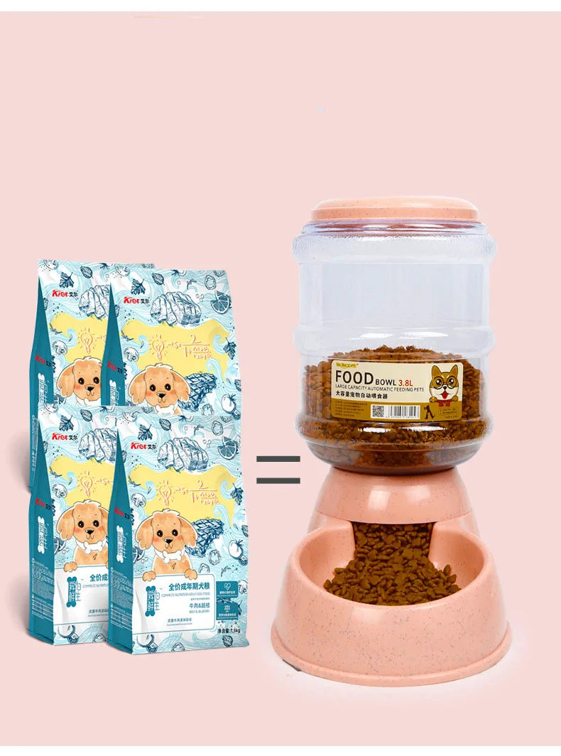 Automatic Feeder and Water Bottle for Dogs and Cats