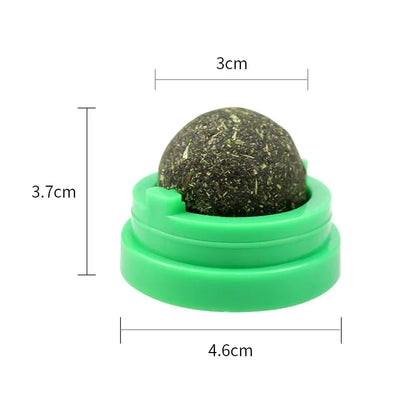 Natural Catnip Licking and Teething Ball for Cats