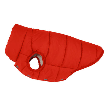 Winter Dog Vest with Plush Inner Lining
