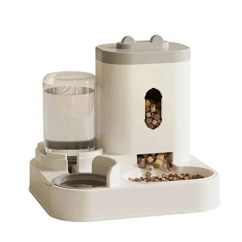 Automatic Cat Food and Water Dispenser