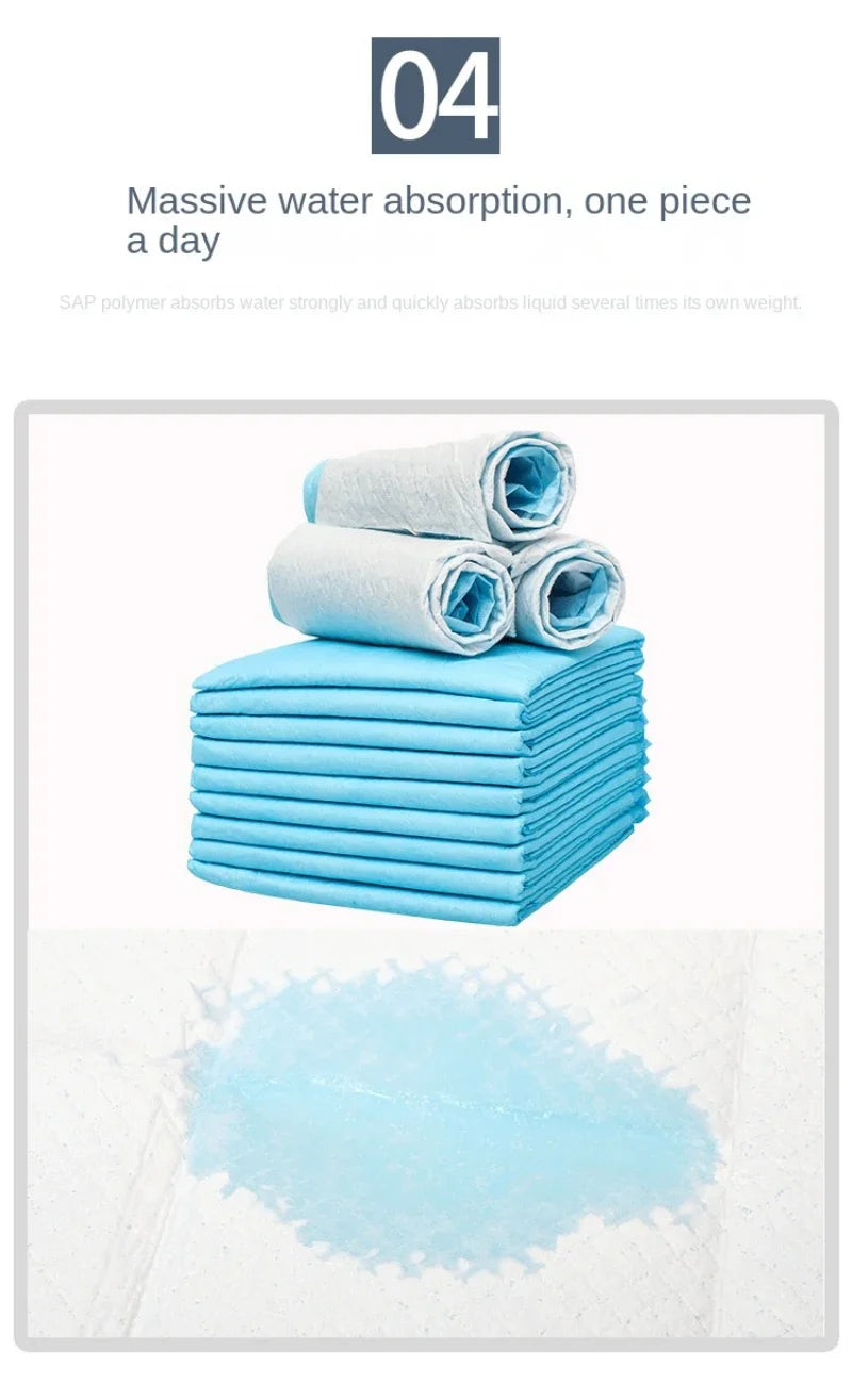 Absorbent Training Pee Pads for Dogs - Quick Dry Surface, Leakproof, Odor-Control, Reusable Puppy Potty Mat
